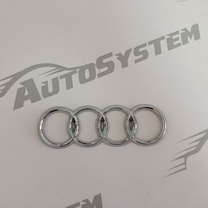 PLASTIČNA OZNAKA AUDI HROM 17,7x5,7cm (SAMOLJEPLJIVA)