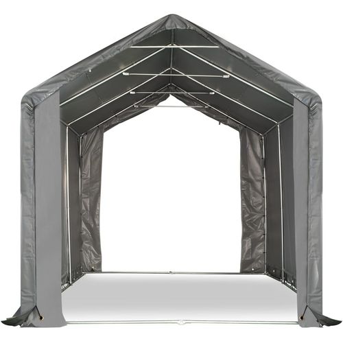 Skladišni šator od PVC-a 3 x 6 m sivi slika 36