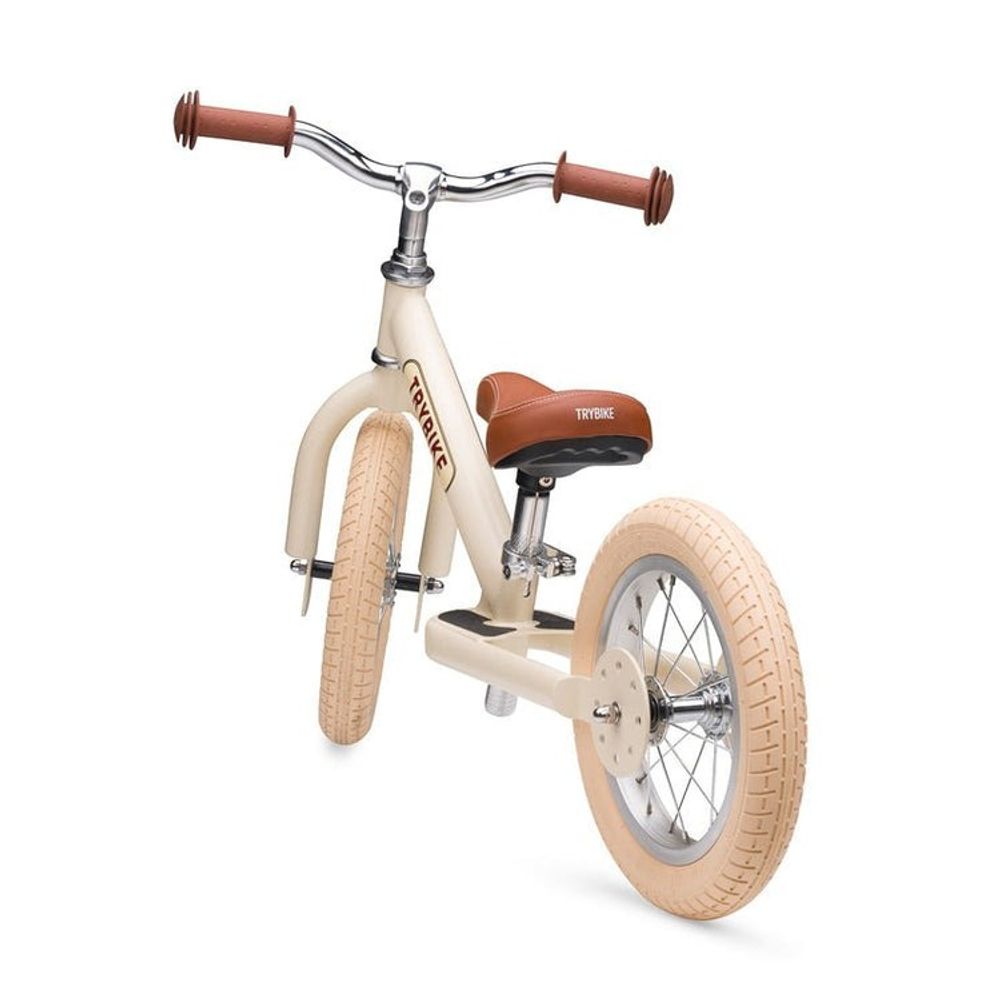 TRYBIKE Balans bicikl 2u1 Steel, Vintage Cream Matt slika 2