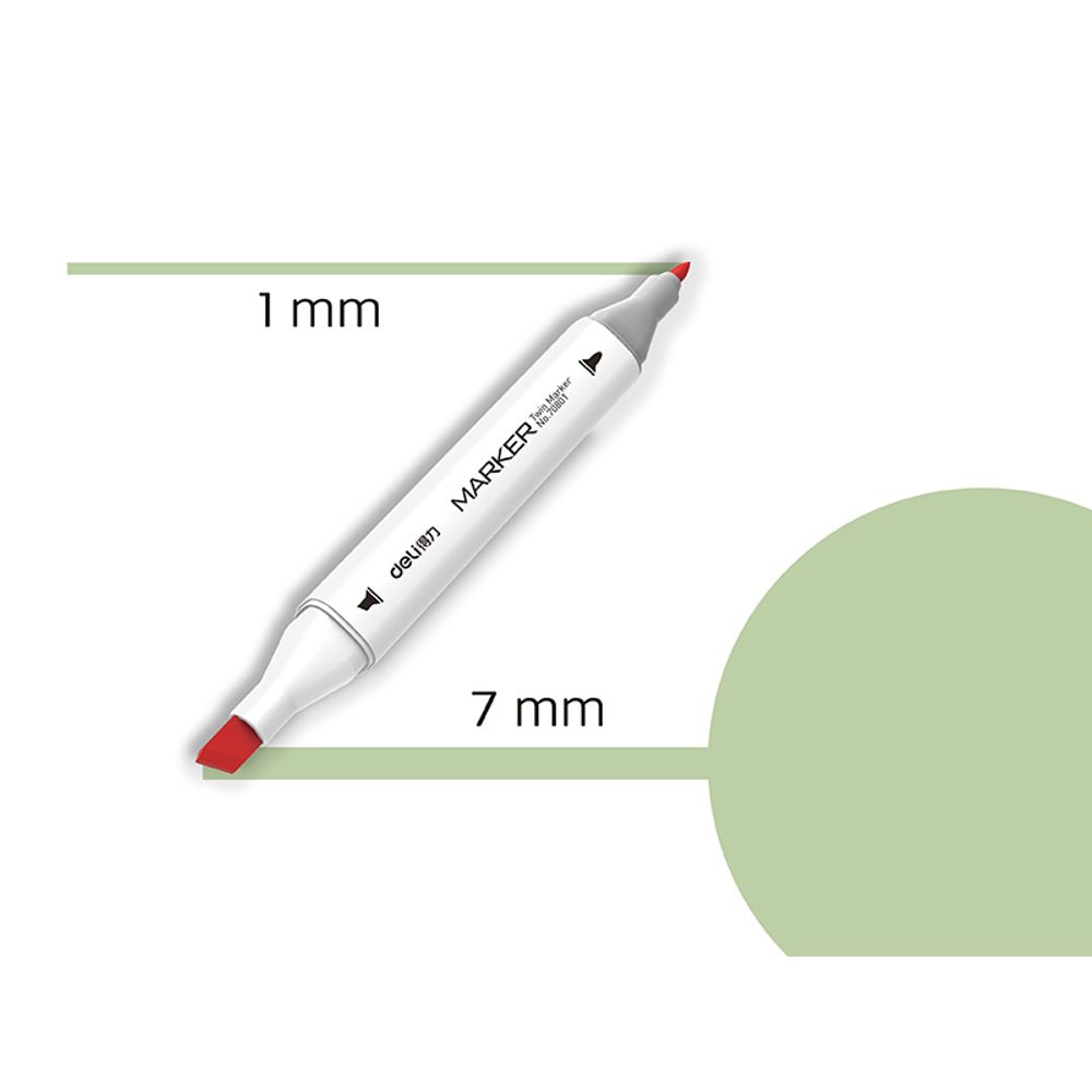 MARKER SKETCH DELI 175 LIMETA ZELENA 70801A-175 slika 1
