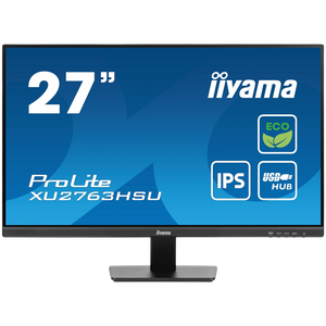 iiyama 27" ETE IPS-panel Green Choice, EyeComfort / EyeSafe 2.0, 1920x1080@100Hz, 250cd/m², Speakers, HDMI, DisplayPort, 3ms GTG, FreeSync, USB 2x 3.2