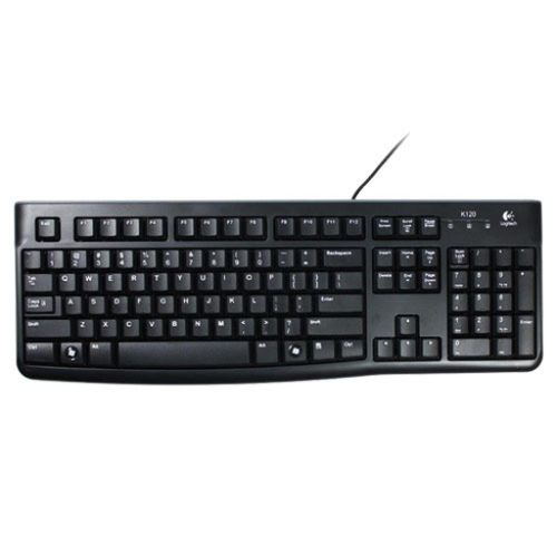 Tipkovnica Logitech K120 OEM,  crna slika 1