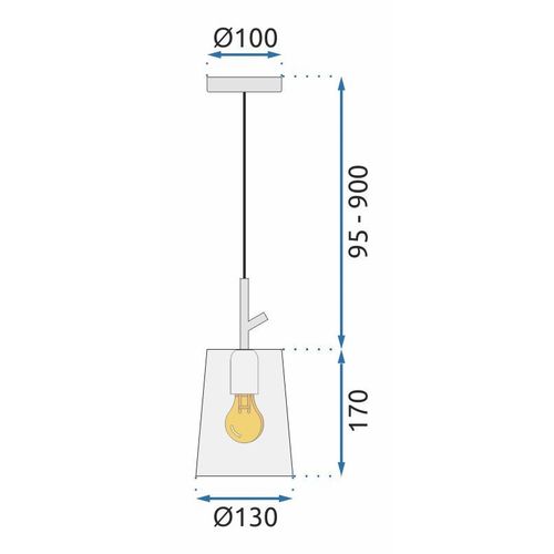 Stropna svjetiljka APP1035-1CP White slika 5