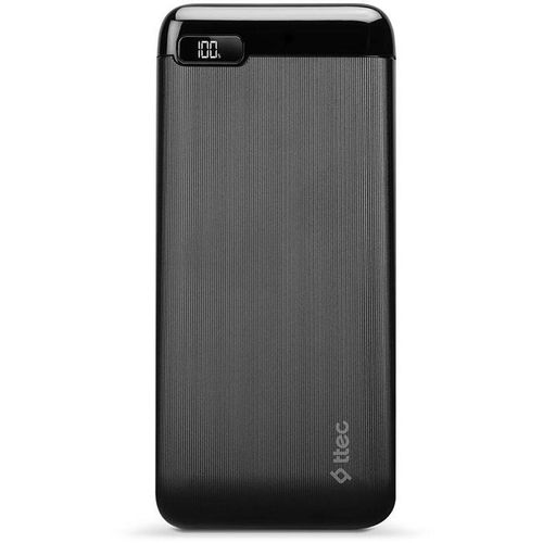 Prijenosni punjač PowerSlim LCD 20.000 mAh Powerbank With  USB-C Input/Output, Black slika 1