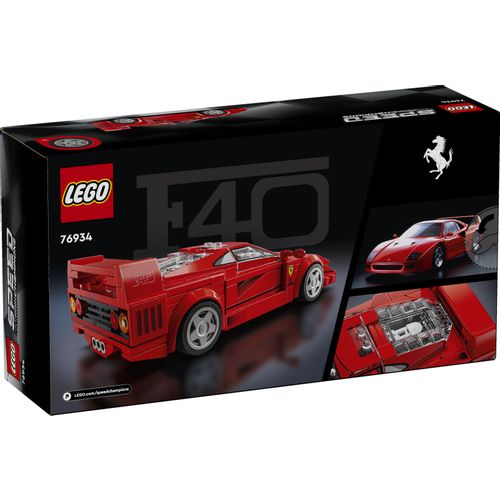 LEGO® SPEED CHAMPIONS 76934 Superautomobil Ferrari F40 slika 2