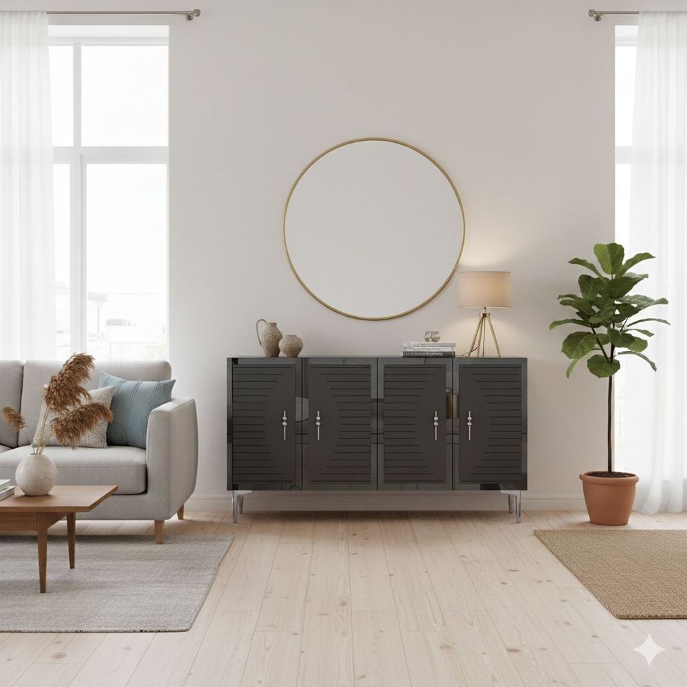 Konzola Tuna 120 u bojama: antracit, srebrna slika 4