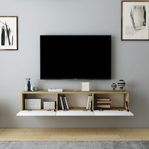 Denby - Oak, White Oak
White TV Stand slika 4