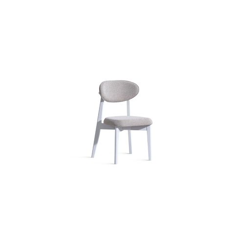 Aqua - White White Dining Table & Chairs Set (4 Pieces) slika 6