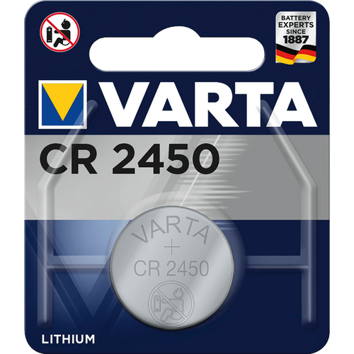 Varta Baterija litijska, CR2450, 3 V, dugmasta, blister 1 kom slika 1