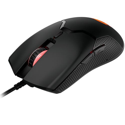 CANYON Carver GM-116 Gaming Miš, 6 tipki, žičani, A603EP senzor, DPI do 3600, gumirani premaz, Huano prekidač, 1.65M PVC kabel, crna boja slika 2