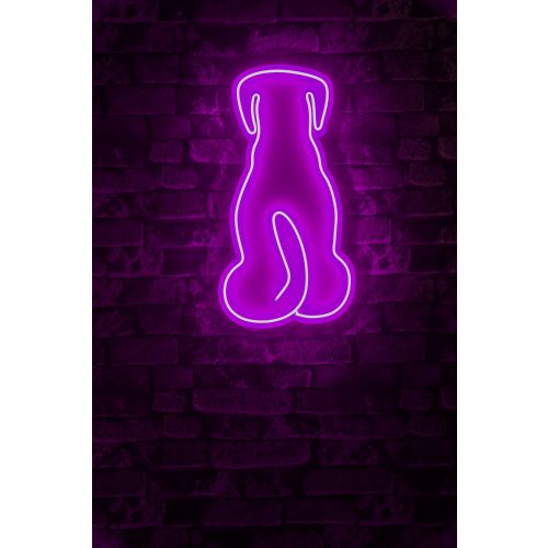 Wallity Ukrasna plastična LED rasvjeta, Doggy - Pink slika 2