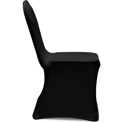 Crne rastežljive navlake za stolice 6 kom slika 34