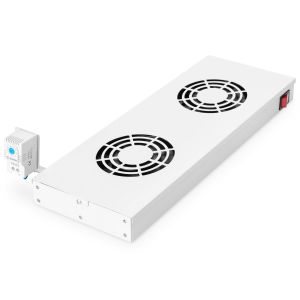 Digitus 1U Ventilatorska jedinca sa 2 ventilatora i termosta DN-19 FAN-2-HO