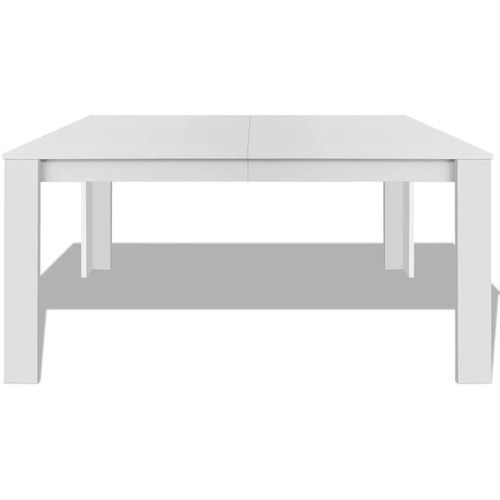 Blagavaonski stol 140 x 80 x 75 cm bijeli slika 18