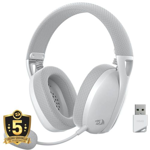 Redragon Ire H848 Wireless Headset Grey slika 1