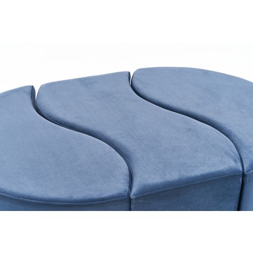 Atelier Del Sofa Alya Puf - Plavi Puf slika 4