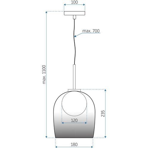 TOOLIGHT Viseća svjetiljka APP1026-1CP slika 15