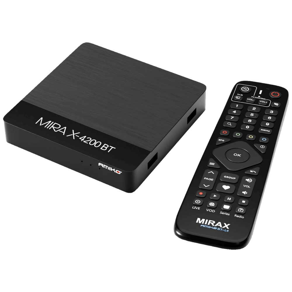 Amiko Prijemnik IPTV@Linux, 4K UHD, H.265, LAN, WiFi Dual Band - MIRAX HIS-4200 BT slika 4