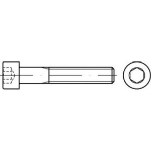 TOOLCRAFT TO-5442126 vijci s cilindričnom glavom 58 mm 127 mm unutarnji šesterostrani 83912 čelik A5 25 St.