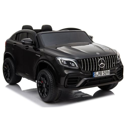 Licencirani auto na akumulator Mercedes GLC 63S QLS 4x4 - dvosjed - crni/lakirani slika 1