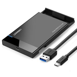 Ugreen kutija za 2.5'' HDD s USB-C priključkom, crna