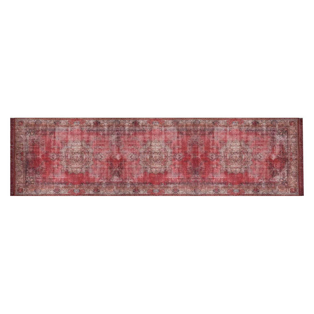 Blues Chenille - Crveni AL 119 Višenamjenski Tepih (75 x 230 cm) slika 10