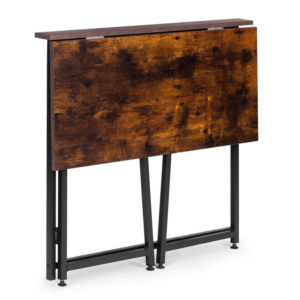 ModernHome sklopivi računalni stol 80 × 45 cm za laptop – loft stil slika 6
