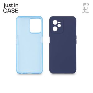 2u1 Extra case MIX paket PLAVI za Realme C35