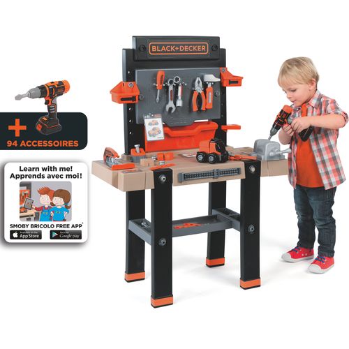 SMOBY radionica black&amp;decker s 95 dodataka 360702 slika 2