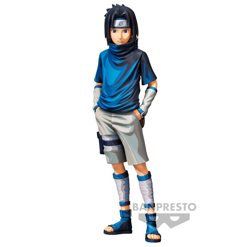 BANPRESTO Naruto Uchiha Sasuke Manga Dimensions Figura 24cm image