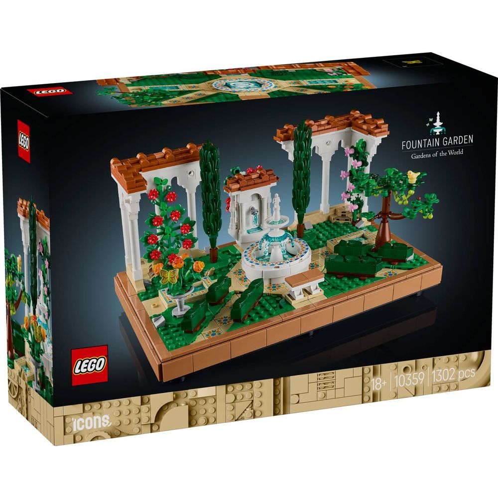 LEGO 10359 Vrt sa fontanom slika 1