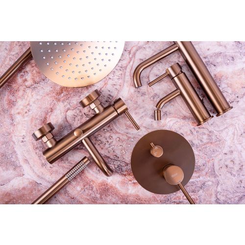 Podžbukna kada i tuš set Rea Lungo Copper Brush + BOX slika 8