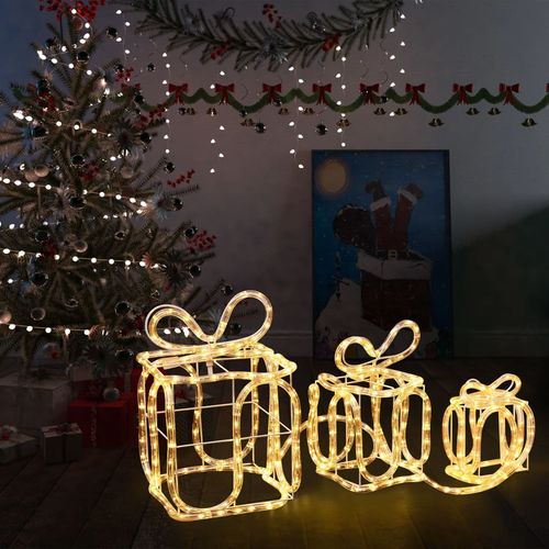 Ukrasne božićne kutije za poklone sa 180 LED žarulja slika 26