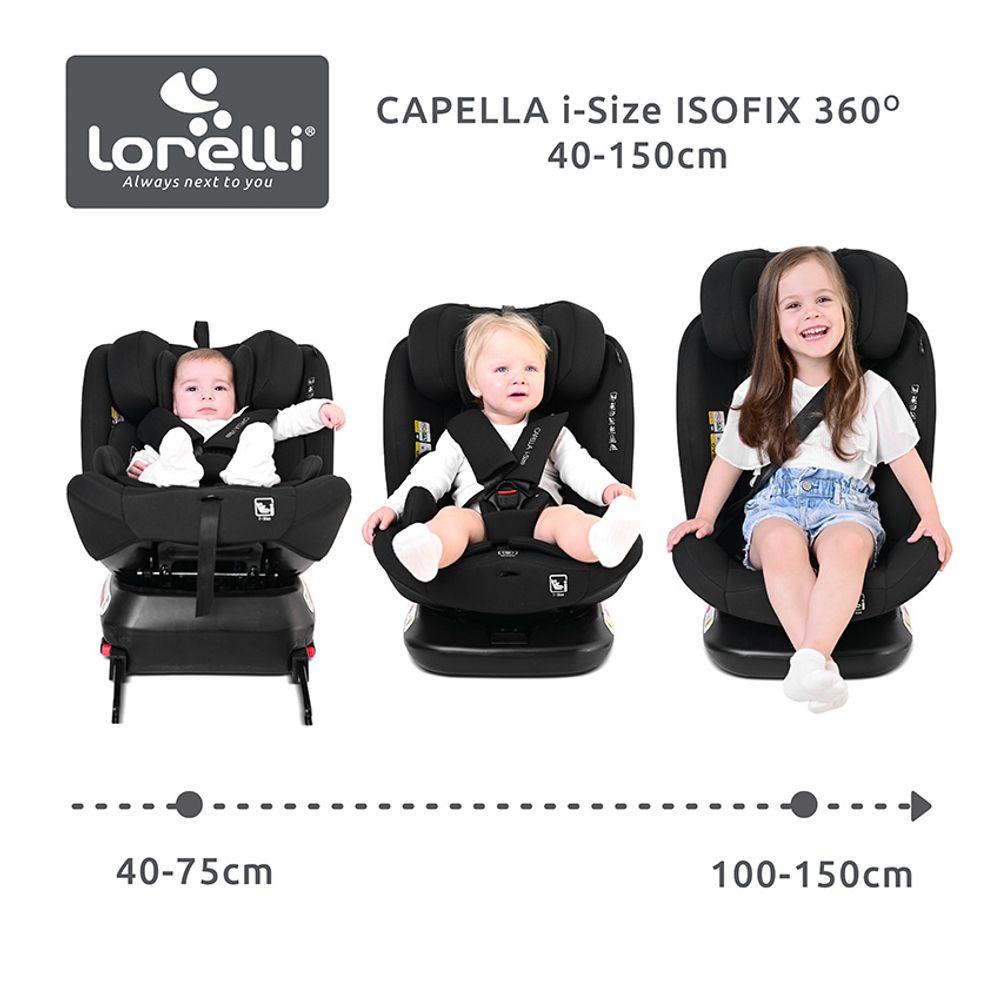 LORELLI CAPELLA autosjedalica i-Size Isofix 360 40-150 cm, Pink slika 12