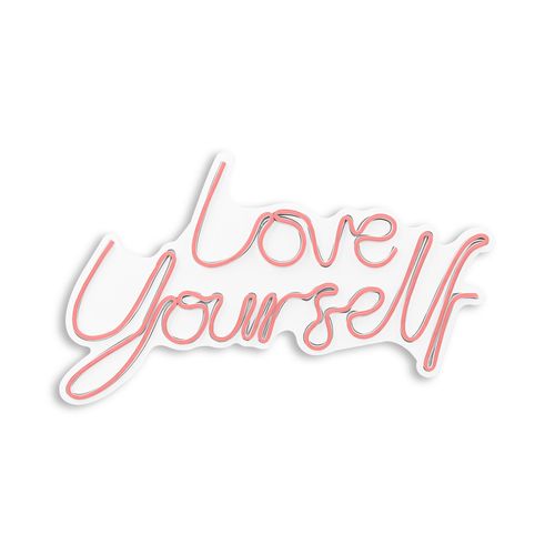 Wallity Zidna LED dekoracija, Love Yourself - Pink slika 6