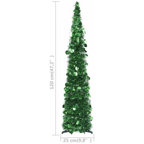 Prigodno umjetno božićno drvce zeleno 120 cm PET slika 5