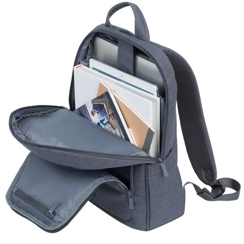 Ruksak RivaCase 15.6" Alpendorf 7560 Grey laptop Canvas backpack slika 7