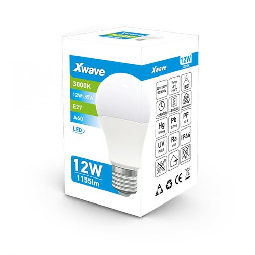 Xwave E27 12W LED sijalica 3000K/220V/1155Lm/Toplo Bela slika 1