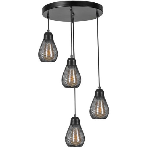 Ampül 8718-4 Black Chandelier slika 1