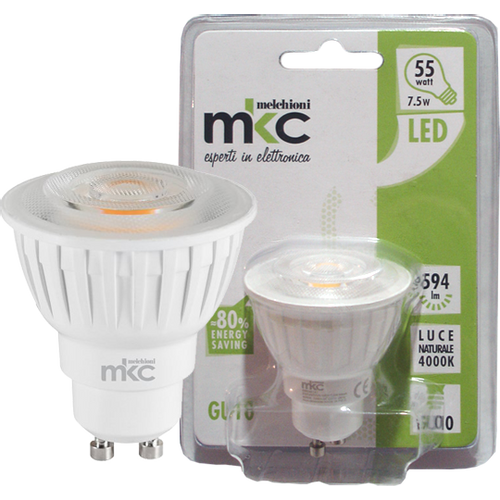 MKC Sijalica,LED 7.5W, 220V AC, 38° prirodno bijela svjetlost - LED MR-GU10/7.5W-N slika 1