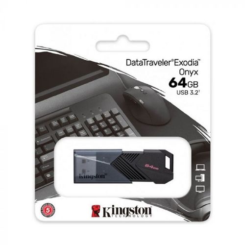 Kingston fleš pen 64GB DataTraveler Exodia Onyx    USB 3.2 slika 4