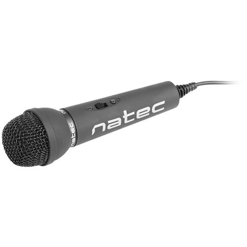 Natec NMI-0776 ADDER, Dynamic Microphone w/Stand, 3.5mm Connector, Black slika 1