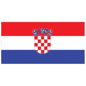 Zastava Republike Hrvatske 150x75 cm, bez resica, svila
