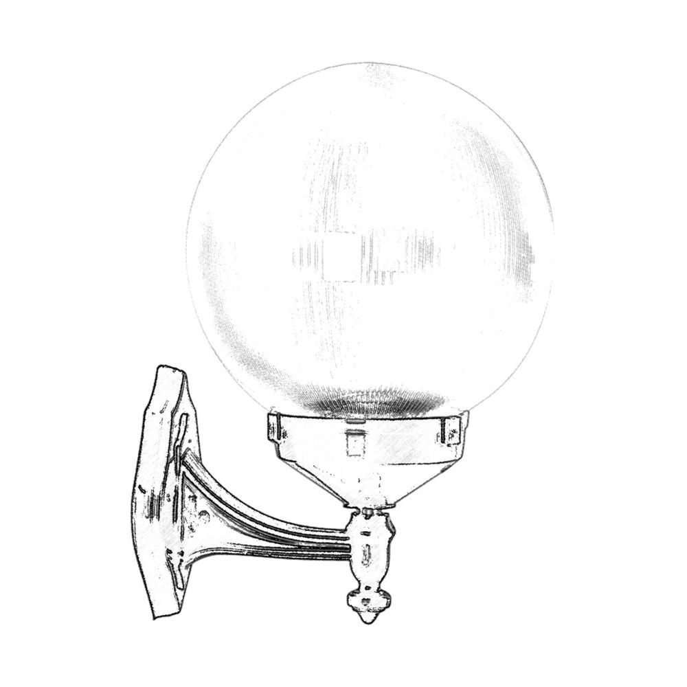BAP-68160-BSY-M2 Crna Spoljna Zidna Lampa slika 2