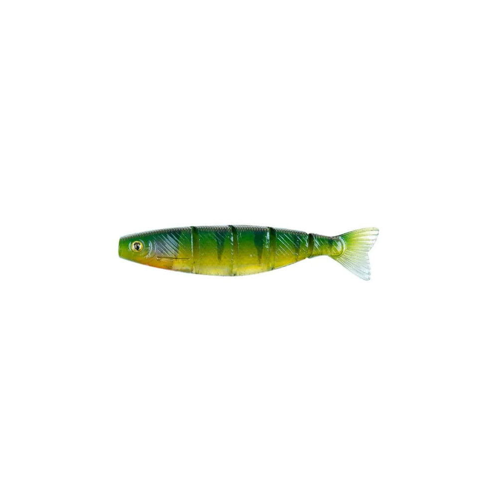 Fox silikonska varalica Rage Pro Shad JOINTED 14cm UV Lemon Tiger (NPS035) slika 1