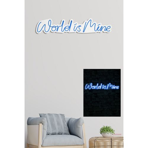 Wallity Ukrasna plastična LED rasvjeta, World is Mine - Blue slika 3