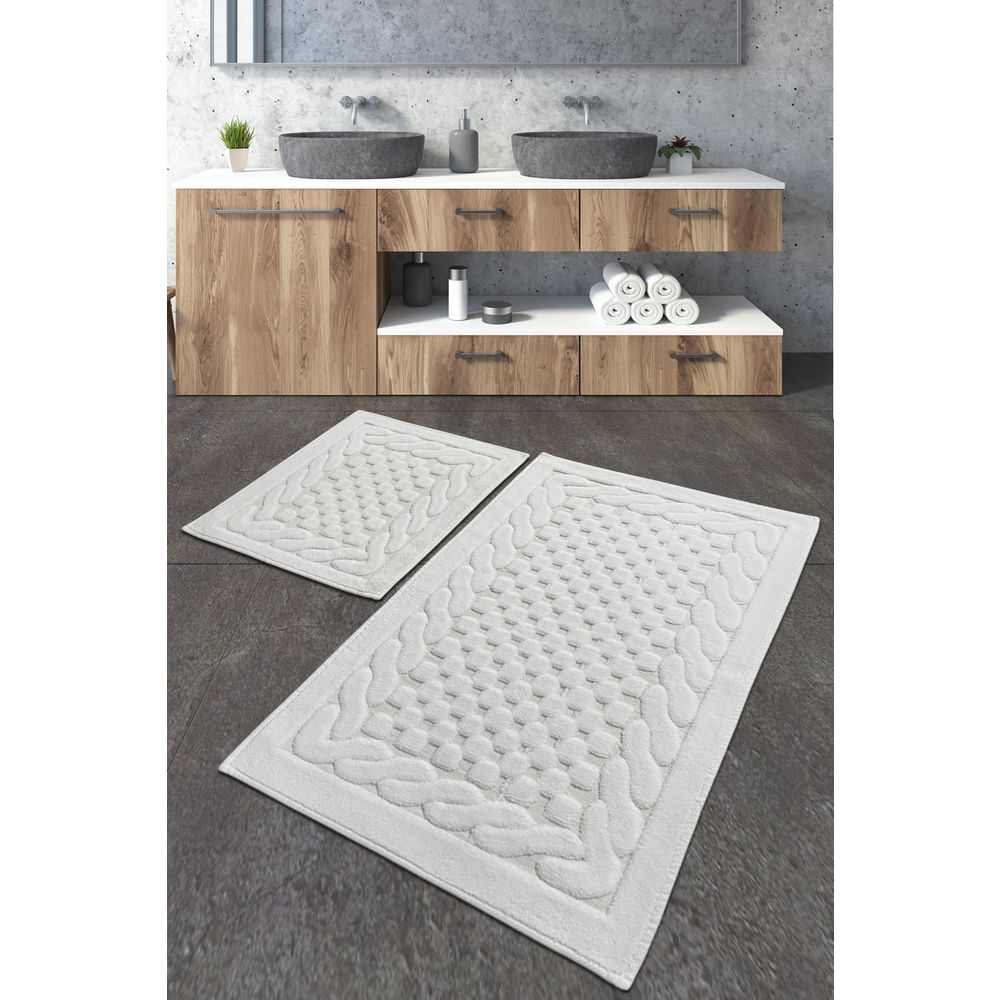 Set Kupatilskih Prostirki Bambi - Ecru (2 Komada) slika 1