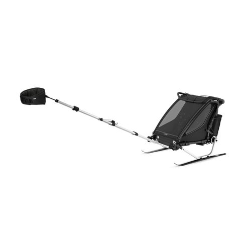 Thule Chariot Sport 2 double multifunkcionalna sportska prikolica za bicikl - 2 djece, crna slika 9