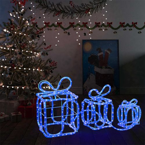Ukrasne božićne kutije za poklone sa 180 LED žarulja slika 1