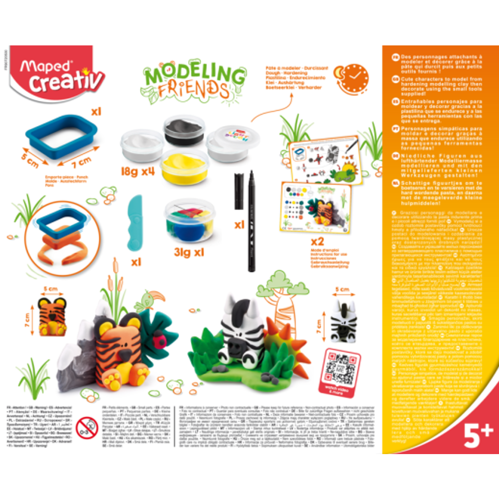  Maped creativ Kreativni set sa masom za model. Wild slika 3